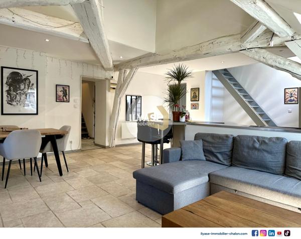 Chalon-sur-Saône (71100) Appartement T3 | 77 m² | Centre-ville