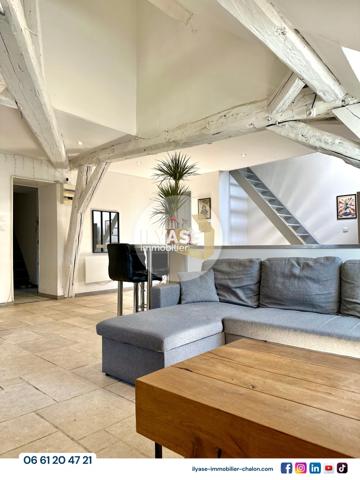 Chalon-sur-Saône (71100) Appartement T3 | 77 m² | Centre-ville