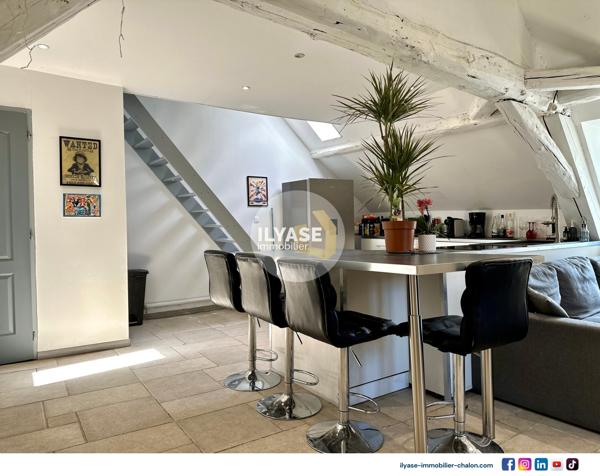Chalon-sur-Saône (71100) Appartement T3 | 77 m² | Centre-ville