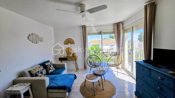 Je vous invite à visiter ce bel appartement très bien agencé situé avenue de Saint Maurice à Palavas-les-Flots dans une petite résidence bien entretenue les pieds dans le sable!
L'appartement rénové et traversant, au 2ème et dernier étage, est composé d'une entrée avec dégagement, une pièce de vie lumineuse avec sa cuisine ouverte entièrement aménagée et équipée, une belle terrasse avec vue mer et étangs, une salle de douche avec WC, 2 chambres confortables avec grands placards.
Un cellier en rez-de-chaussée offre un espace de stockage supplémentaire.
Pas de stationnement privatif mais possibilité de stationner dans l'impasse attenante.
Les plus de cet appartement: son emplacement premium sur la plage, sa belle terrasse avec vue latérale sur la mer et pleine vue sur les étangs, l'agencement parfait et fonctionnel, la luminosité, le calme et la surface habitable bien répartie! De plus, l'appartement est vendu clé en main avec son mobilier, ses équipements et la décoration.
Une belle opportunité pour un pied à terre, une résidence principale ou un investissement locatif!
La pose d'un système de climatisation a été approuvée par la copropriété.
Contactez moi rapidement. Vidéo de l'appartement sur demande.