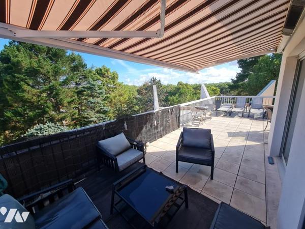 Quartier Garden - T2 de 54,32 m² – Dernier étage – Terrasse – Vue parc boisé