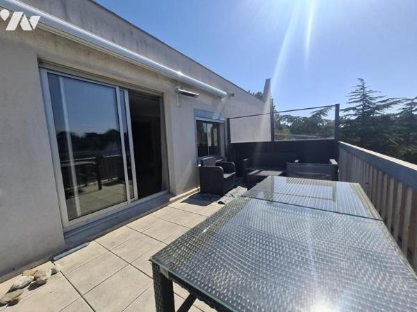 Quartier Garden - T2 de 54,32 m² – Dernier étage – Terrasse – Vue parc boisé