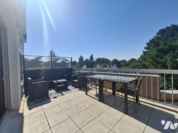 Quartier Garden - T2 de 54,32 m² – Dernier étage – Terrasse – Vue parc boisé