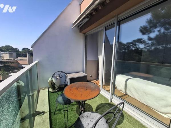 Quartier Garden - T2 de 54,32 m² – Dernier étage – Terrasse – Vue parc boisé