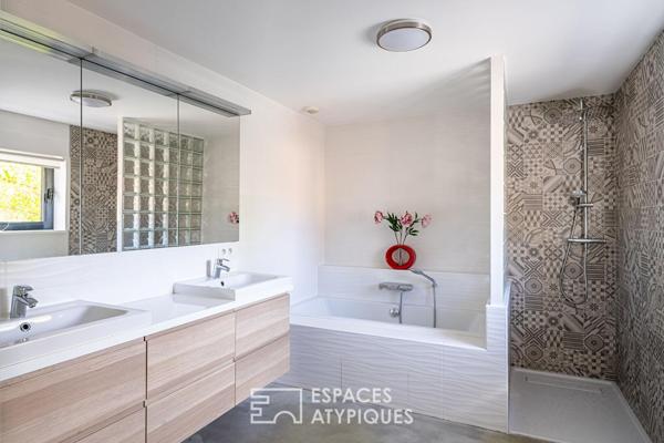 Maison d’architecte et sa piscine