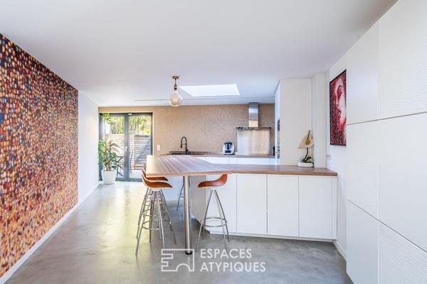 Maison d’architecte et sa piscine