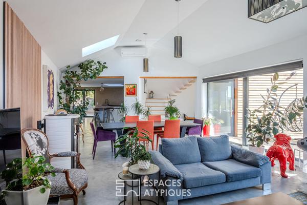Maison d’architecte et sa piscine