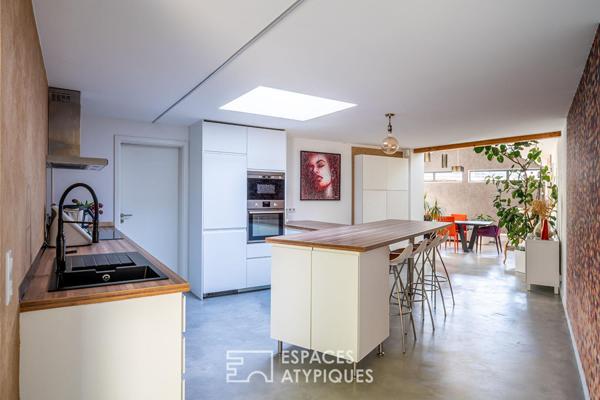 Maison d’architecte et sa piscine