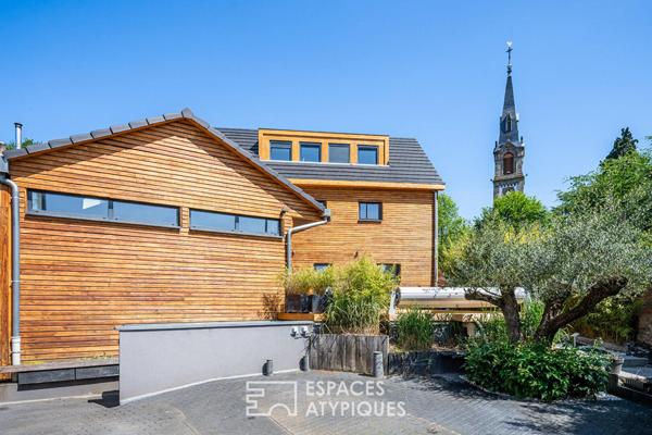 Maison d’architecte et sa piscine