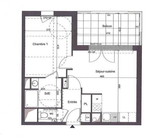 Appartement 2 pièces - 44600 Saint-Nazaire