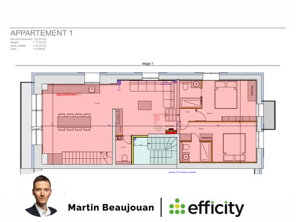 Appartement 5 pièces - 144 m² Bien prestige