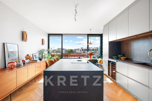 Duplex à l'avant dernier étage et sa terrasse paysagée