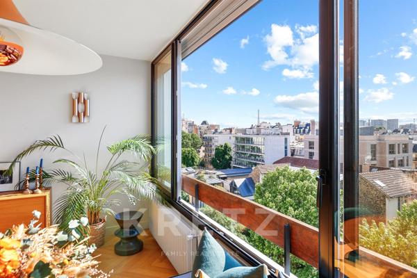 Duplex à l'avant dernier étage et sa terrasse paysagée