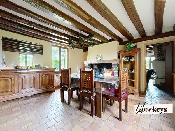 Maison normande de caractère  sur 1818 m² de terrain - 4 chambres - garage
