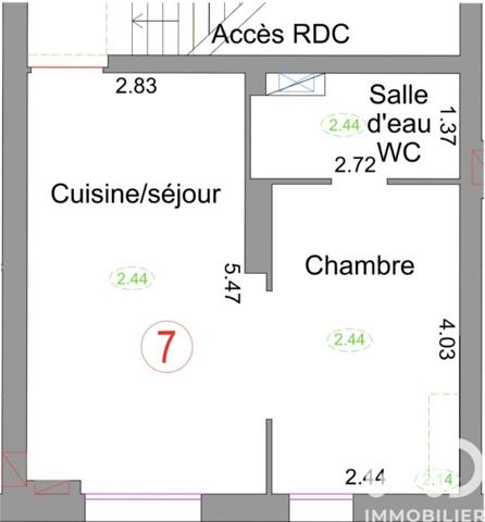 Appartement à vendre 1 pièce 30 m² Selles-sur-Cher