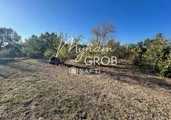 Terrain constructible 1229 m2 - Secteur Le Fau - Montauban