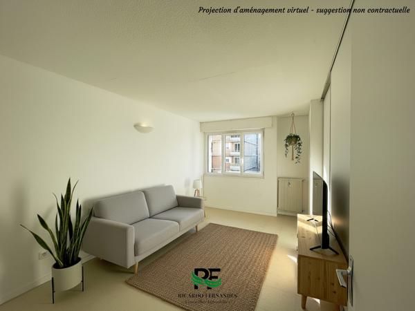 T1 bis 33 m² – Coin nuit séparé – DPE C – Parking sécurisé – Annecy Loverchy