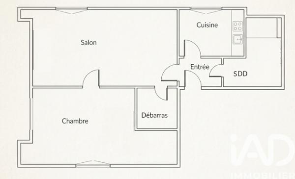 Appartement à vendre 2 pièces 46,5 m² Honfleur