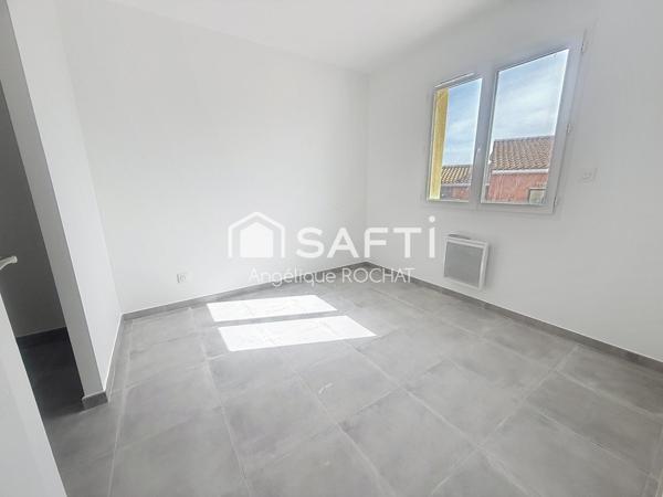 Villa neuve plain pied 3 chambres  sur 400m2 de jardin clôturé