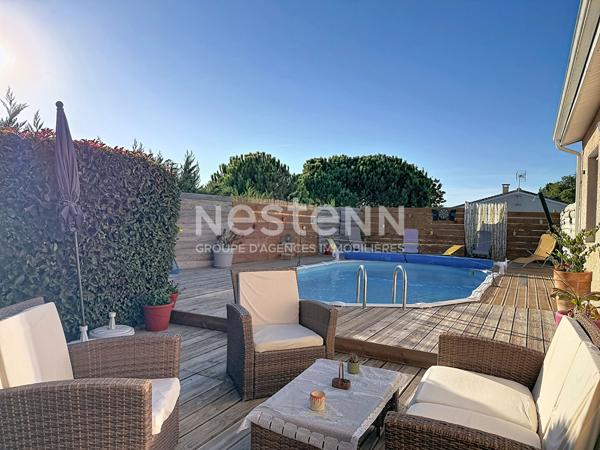 Maison récente 4 pièces avec piscine à vendre à Lavardac