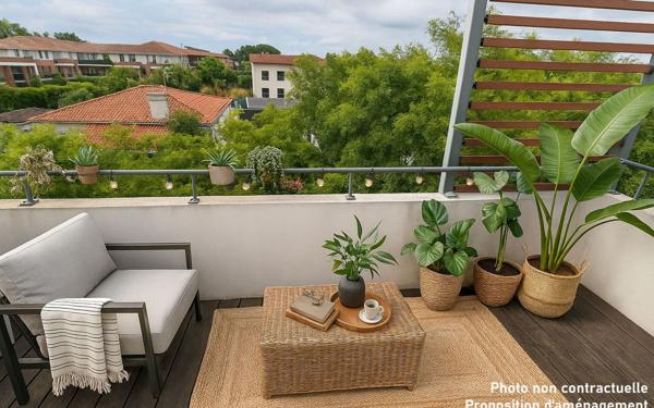 Appartement à vendre    2 pièces • 40 m2 Cugnaux