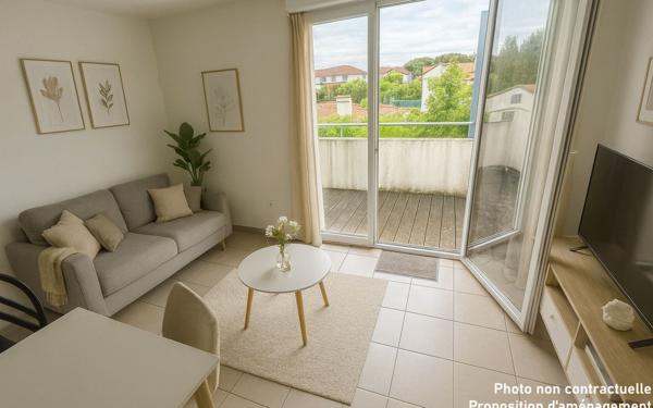 Appartement à vendre    2 pièces • 40 m2 Cugnaux