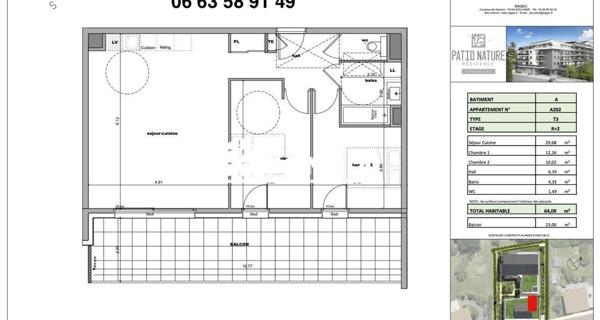 Location Appartement 3 pièces 64.09 m² - Cruseilles 74350