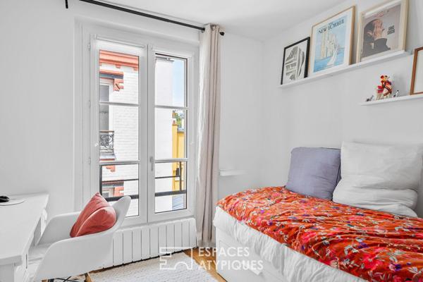 Dernier étage traversant en duplex – Grandes-Carrières – Batignolles