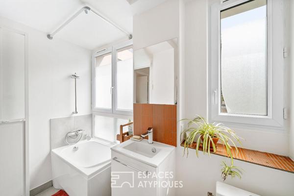 Dernier étage traversant en duplex – Grandes-Carrières – Batignolles
