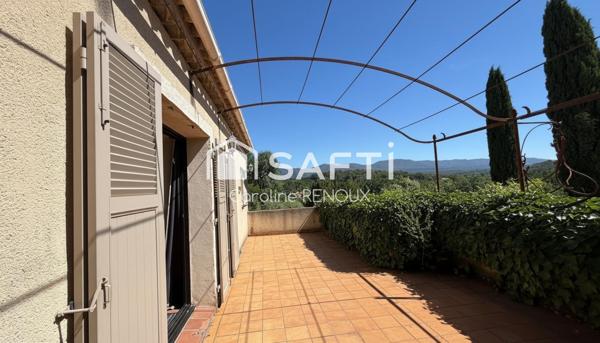 Maison plain-pied 115 m² avec piscine, garage, cave et abri voiture