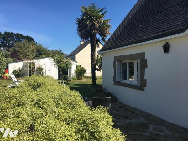 A VENDRE- ST GILDAS DE RHUYS, proche plages, au calme, maison bretonne 3 chambres, jardin 970 m² 