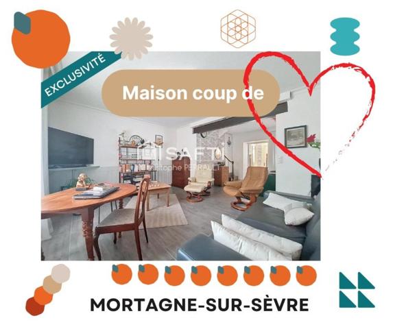 Maison de bourg à 120 m de la Sèvre Nantaise