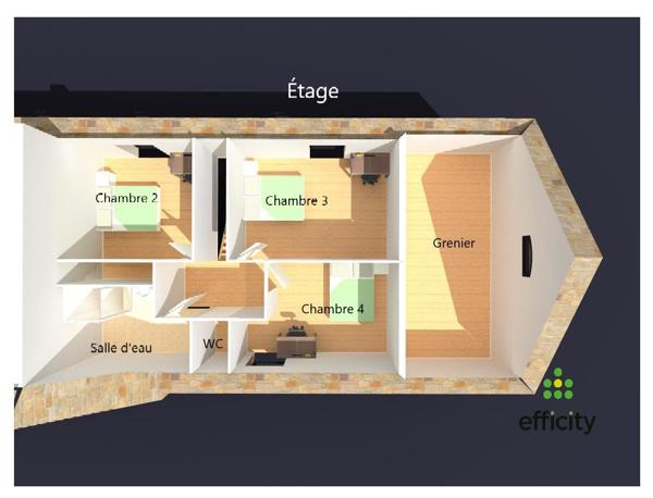 Maison 1 pièce - 130 m²