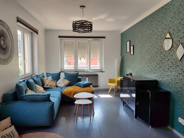 Appartement centre ville de Mulhouse 3 pièce(s) 64.31 m²  avec balcon + 2 caves privatives