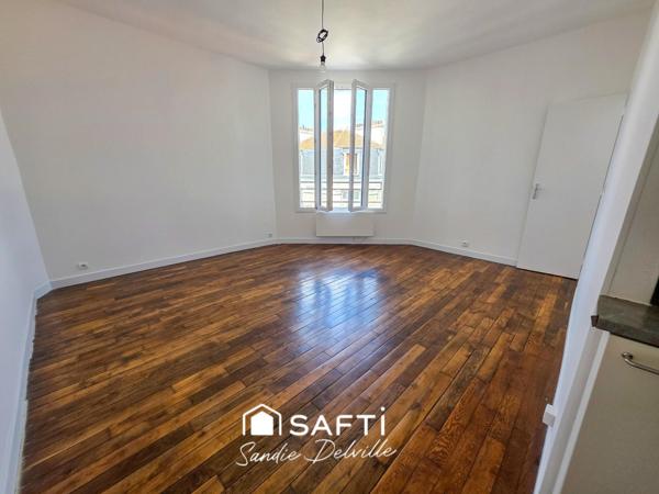Appartement 2 pièces- 30.35m² + combles aménageables