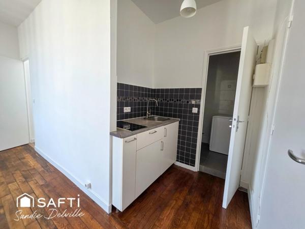 Appartement 2 pièces- 30.35m² + combles aménageables