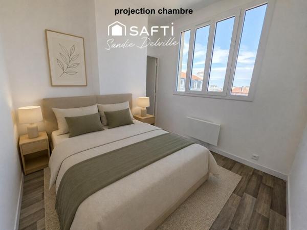 Appartement 2 pièces- 30.35m² + combles aménageables