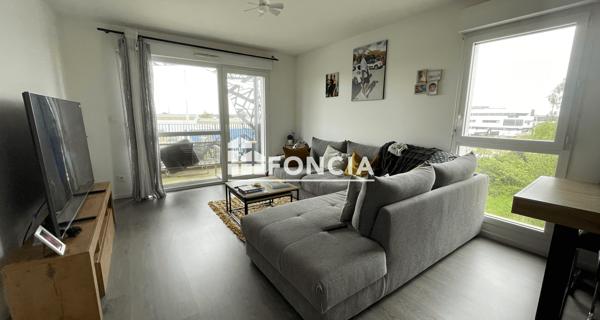 À vendre Appartement 3 pièces 56.28 m² - Saint-herblain 44800