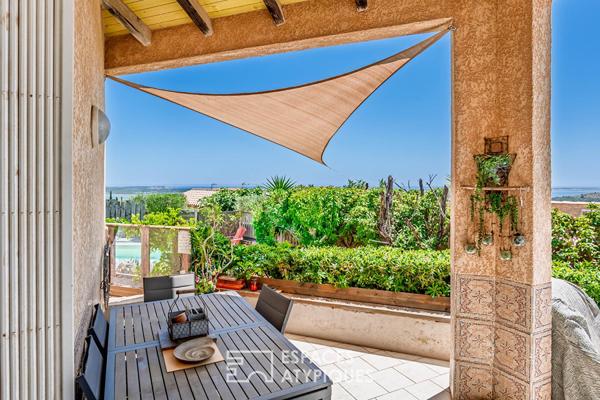 Villa de charme avec piscine et vue sur les étangs et la mer