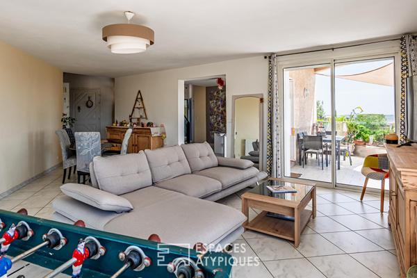 Villa de charme avec piscine et vue sur les étangs et la mer