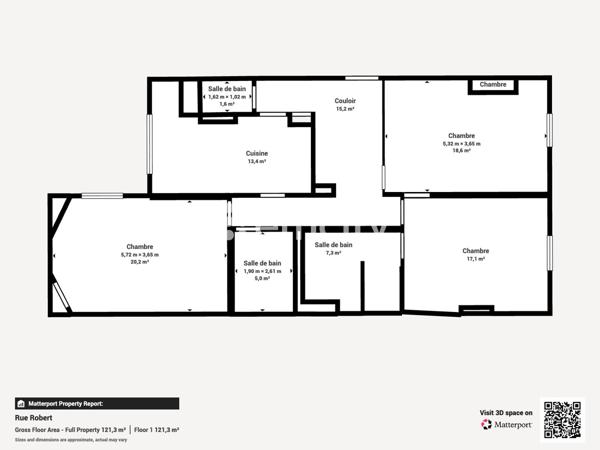 Appartement 3 pièces - 100 m² Exclusivité efficity