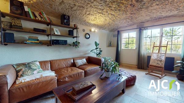 Saint-Étienne-de-Chigny (37230) Belle maison troglodyte