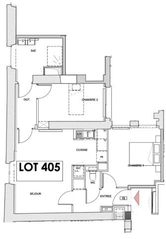 Appartement VERSAILLES 57 m²