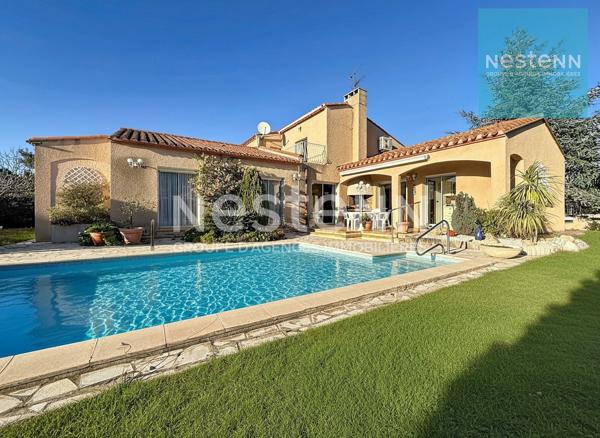 RARE - A ST-ESTEVE VILLA T4 150 M2 AVEC PISCINE SUR TERRAIN 796 M2