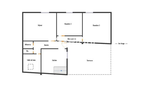 Maison 3 pièces - 62 m² Exclusivité efficity