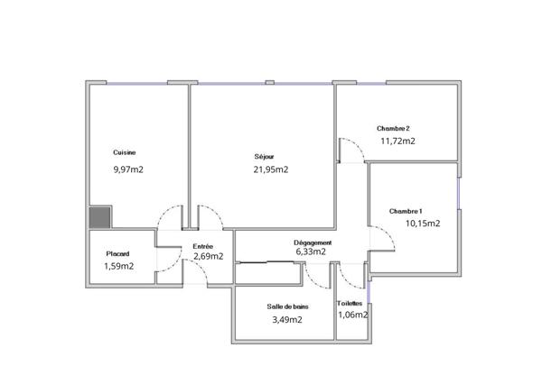 Appartement à vendre 3 pièces 68 m² Sucy-en-Brie