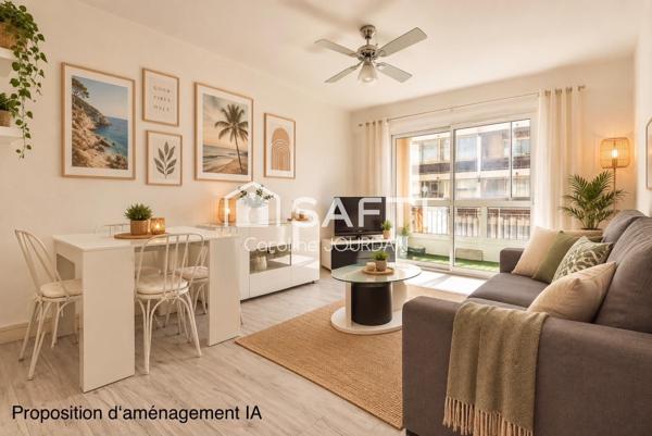 Appartement 2 pièces de 53 m² avec Loggia à Cagnes-sur-Mer