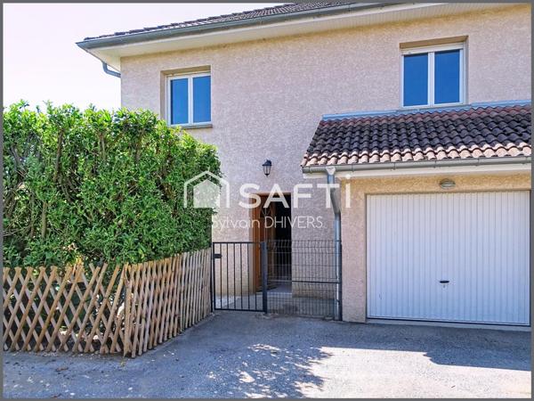 Morestel -Maison familiale 6 pièces ,4 chambres avec garage et jardin