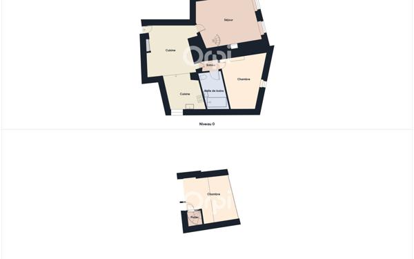 Appartement à vendre    3 pièces •  Tourrettes