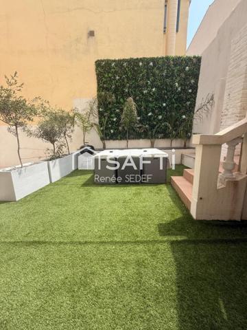 A vendre appartement, duplex , terrasse, parking, dans le petit village de cros de cagnes